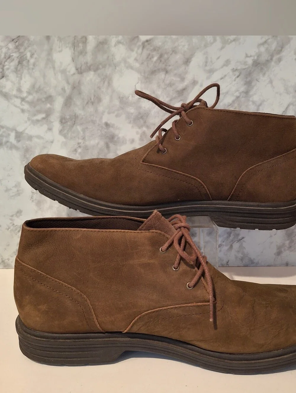 Timberland Sawyer Lane Waterproof Shoes Mens 11.5 US Brown Nubuck Chukka EUC